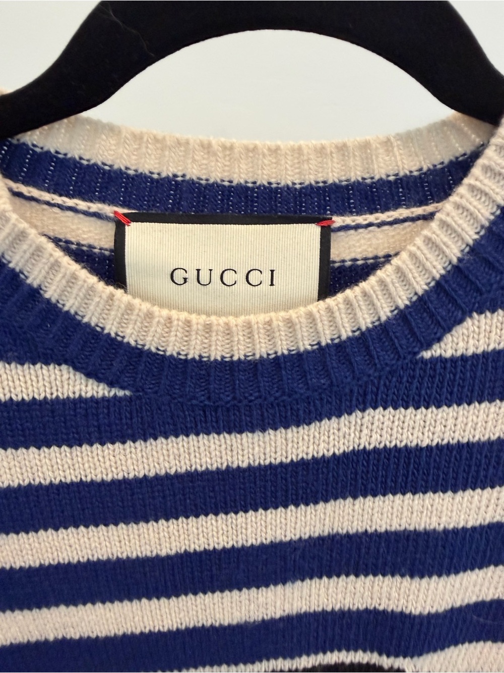 Gucci Stripe Tiger Wool Knit Jumper Size Small - Picture 3 of 5